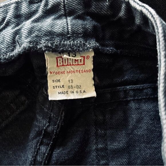 Vintage 90’s BONGO black denim jeans high waisted button fly Size 13 - Picture 7 of 8